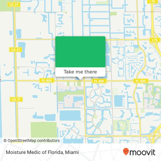 Moisture Medic of Florida map