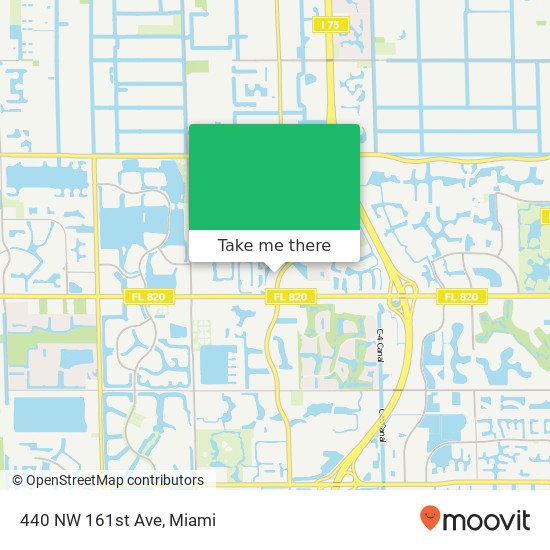 440 NW 161st Ave map