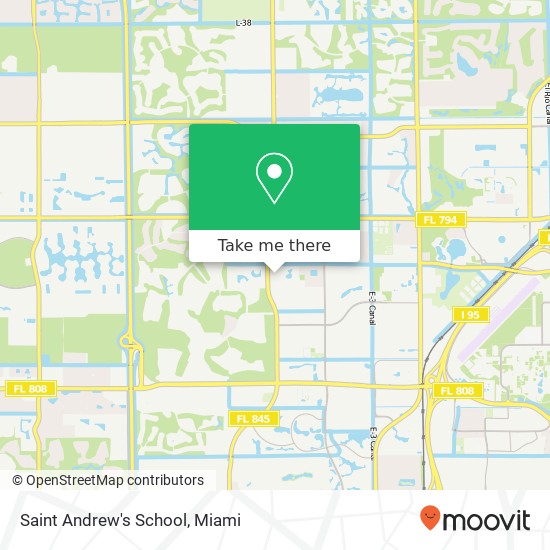 Mapa de Saint Andrew's School