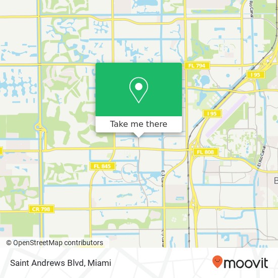 Saint Andrews Blvd map