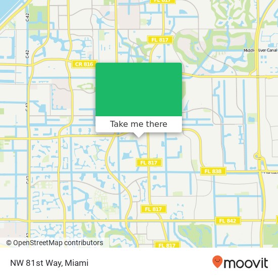 Mapa de NW 81st Way