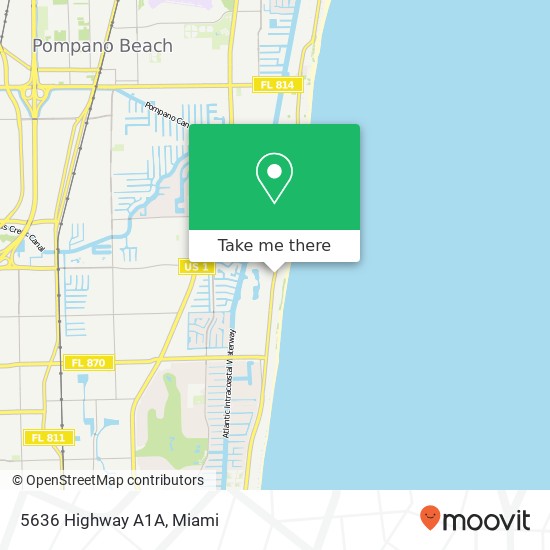 5636 Highway A1A map