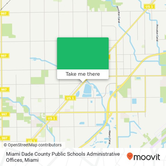 Miami Dade County Public Schools Administrative Offices map