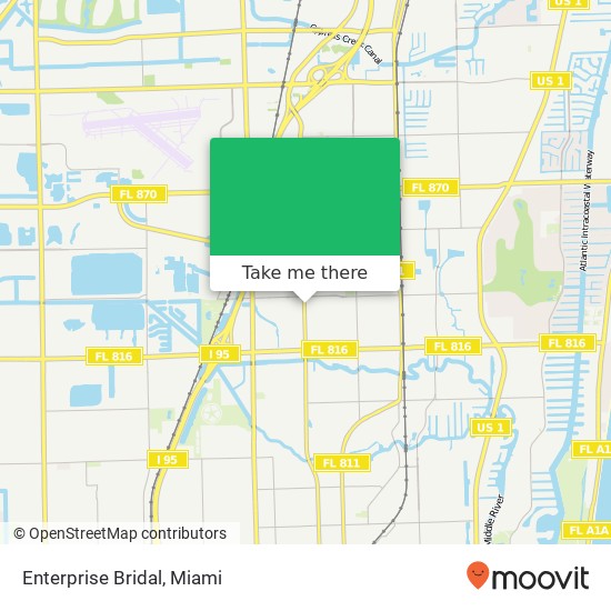 Mapa de Enterprise Bridal