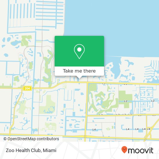 Zoo Health Club map