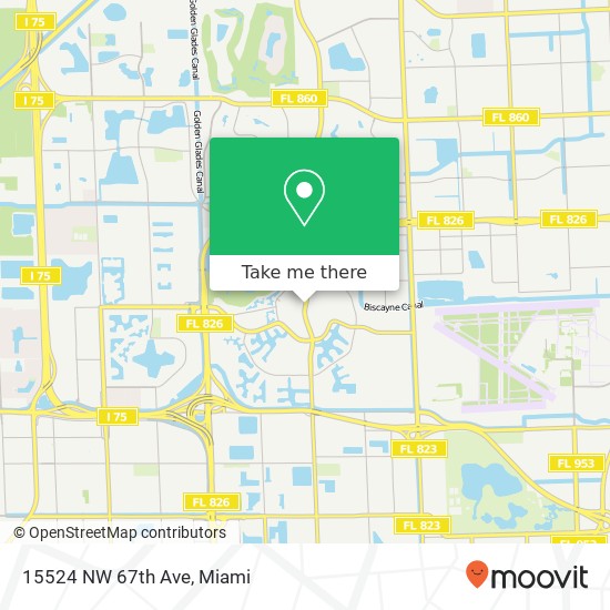 15524 NW 67th Ave map