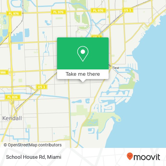 School House Rd map