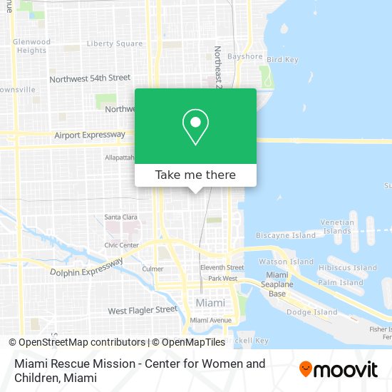 Mapa de Miami Rescue Mission - Center for Women and Children