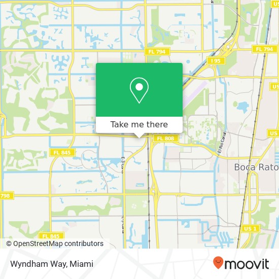 Wyndham Way map