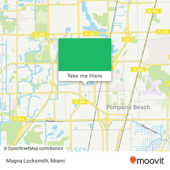 Magna Locksmith map