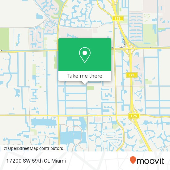 17200 SW 59th Ct map