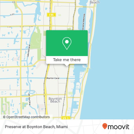 Preserve at Boynton Beach map