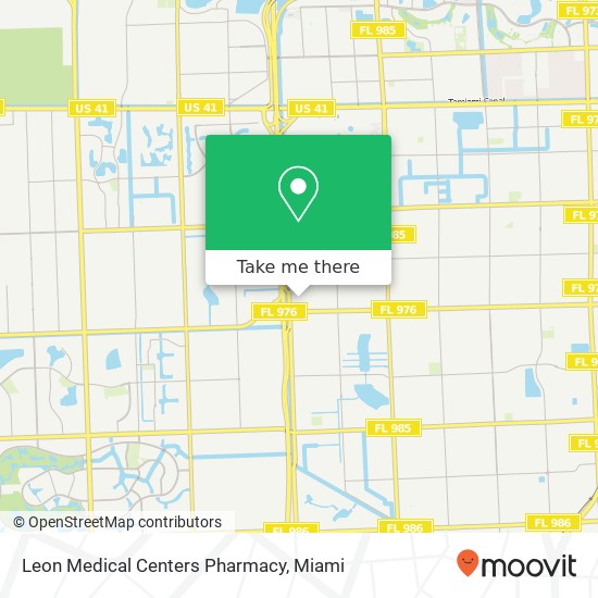 Mapa de Leon Medical Centers Pharmacy