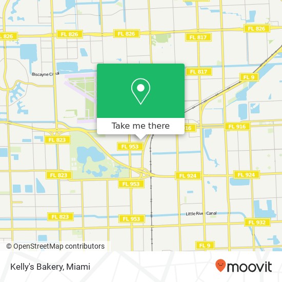 Kelly's Bakery map
