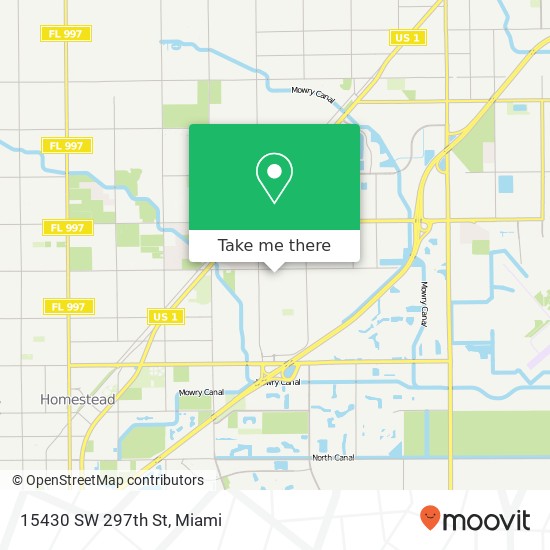 15430 SW 297th St map