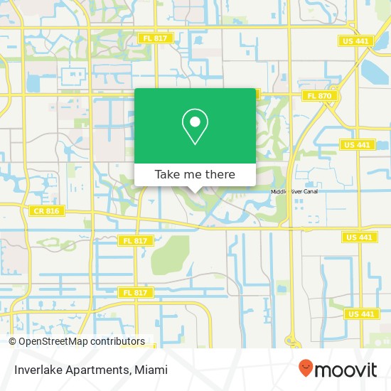 Inverlake Apartments map
