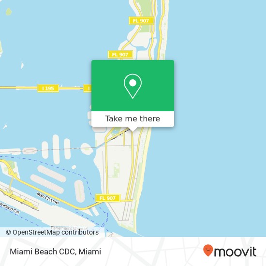 Miami Beach CDC map