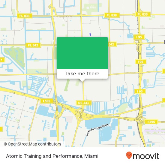 Mapa de Atomic Training and Performance