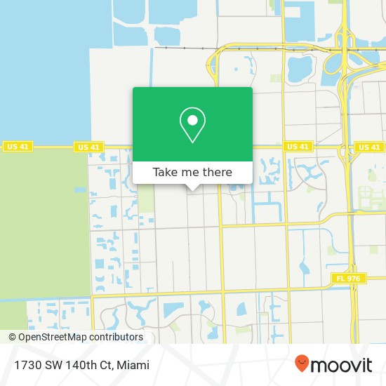 1730 SW 140th Ct map