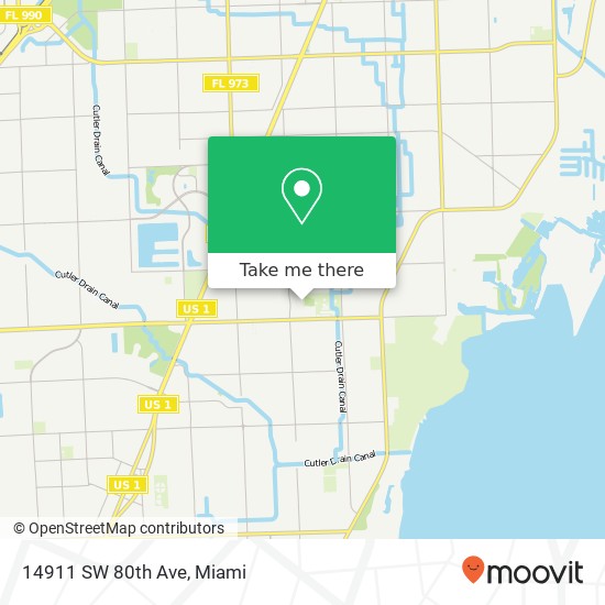 Mapa de 14911 SW 80th Ave