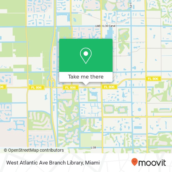 West Atlantic Ave Branch Library map