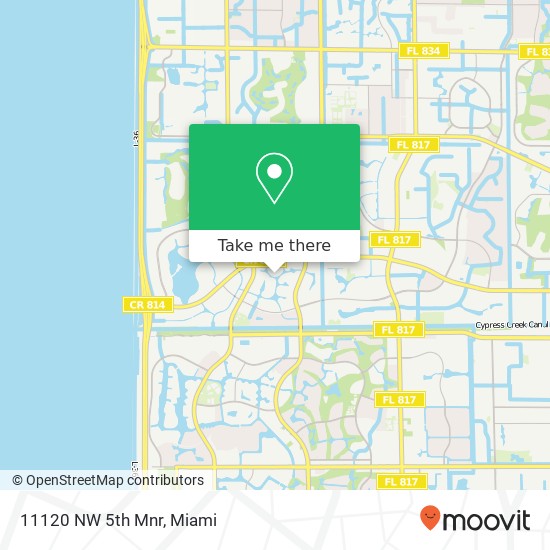11120 NW 5th Mnr map