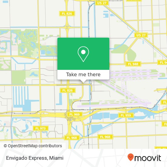 Envigado Express map
