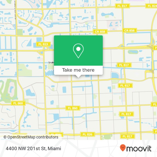 4400 NW 201st St map