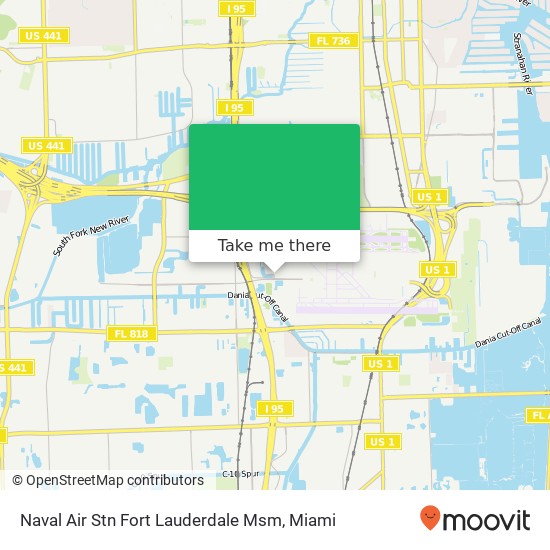 Mapa de Naval Air Stn Fort Lauderdale Msm