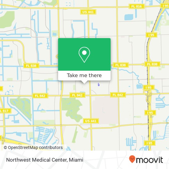 Mapa de Northwest Medical Center