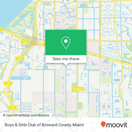 Mapa de Boys & Girls Club of Broward County