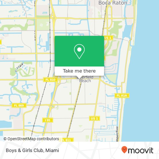 Mapa de Boys & Girls Club