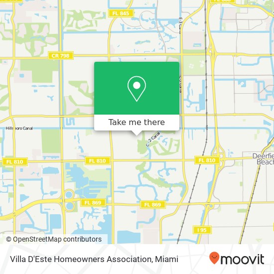 Villa D'Este Homeowners Association map