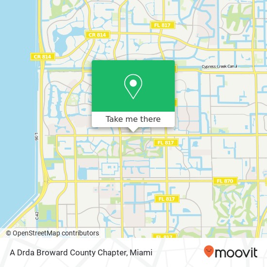 A Drda Broward County Chapter map