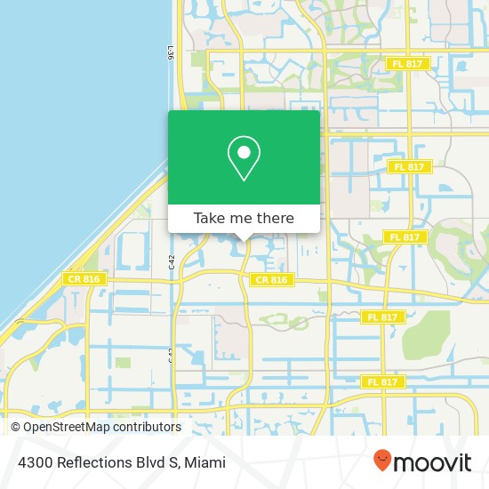 4300 Reflections Blvd S map