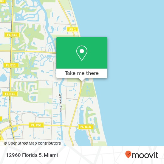 12960 Florida 5 map