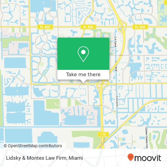 Mapa de Lidsky & Montes Law Firm