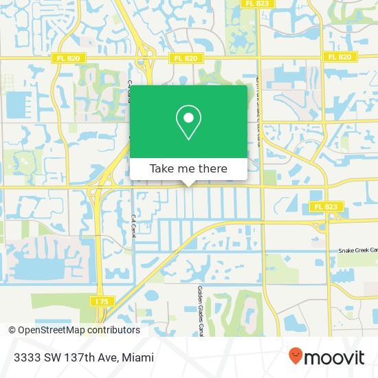 3333 SW 137th Ave map