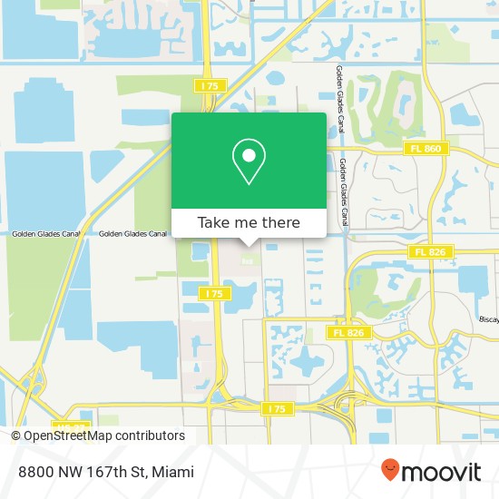 Mapa de 8800 NW 167th St