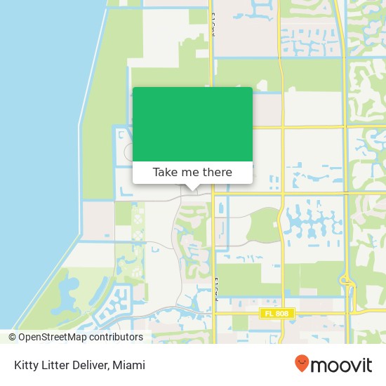 Mapa de Kitty Litter Deliver