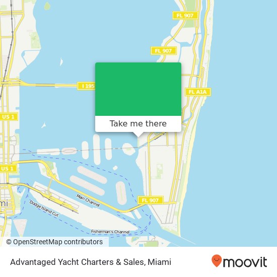 Mapa de Advantaged Yacht Charters & Sales