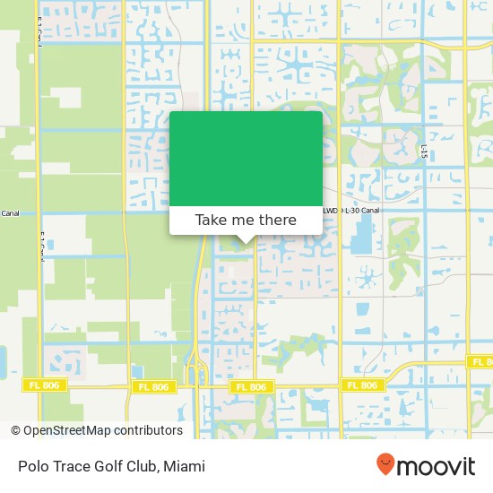 Polo Trace Golf Club map