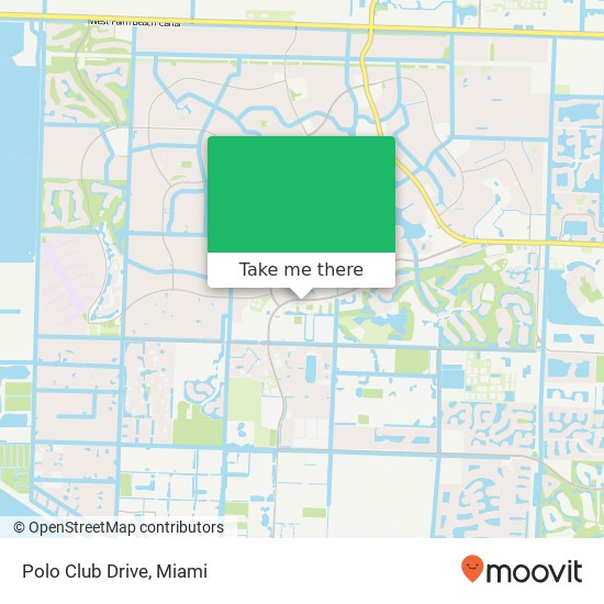 Mapa de Polo Club Drive