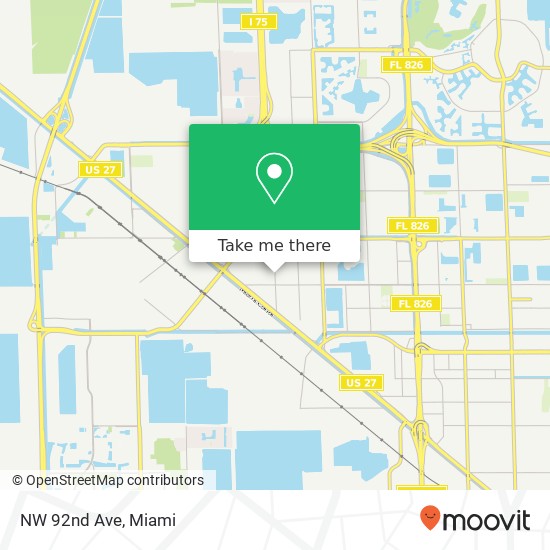 Mapa de NW 92nd Ave