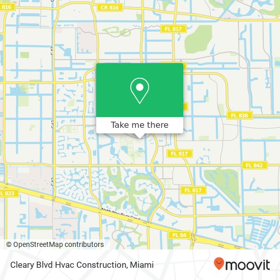 Cleary Blvd Hvac Construction map