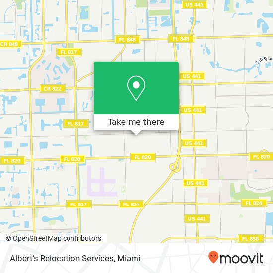 Mapa de Albert's Relocation Services