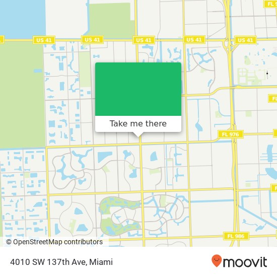 Mapa de 4010 SW 137th Ave