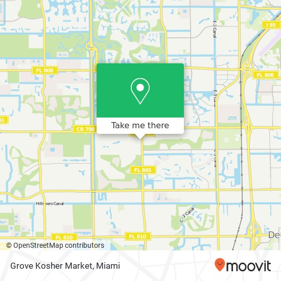 Mapa de Grove Kosher Market