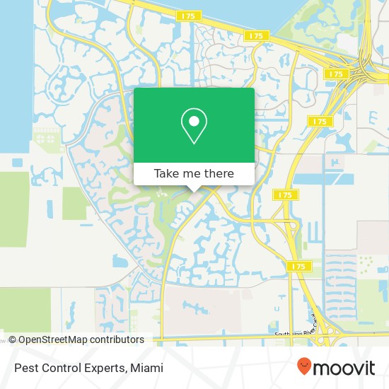 Mapa de Pest Control Experts