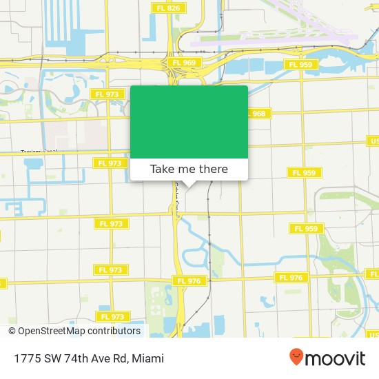 1775 SW 74th Ave Rd map